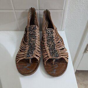 Sam Edelman Dahlia Embellished Gladiator Sandals - Size 8M